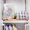 imageStasher Premium Silicone Reusable Food Storage StandUp Mid Bag Clear Microwave Sous Vide Dishwasher Oven and Freezer Safe BPA Free Leakfree Ecofriendly 56 OzClear