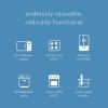 imageStasher Premium Silicone Reusable Food Storage StandUp Mid Bag Clear Microwave Sous Vide Dishwasher Oven and Freezer Safe BPA Free Leakfree Ecofriendly 56 OzAqua