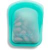 imageStasher Premium Silicone Reusable Food Storage Pocket Bag Aqua Microwave Sous Vide Dishwasher Oven and Freezer Safe BPA Free Leakfree Ecofriendly 4 OzAqua