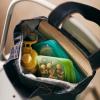 imageStasher Premium Silicone Reusable Food Storage Snack Bag Aqua Microwave Sous Vide Dishwasher Oven and Freezer Safe BPA Free Leakfree Ecofriendly 12 OzGreen