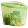 imageStasher Premium Silicone Reusable Food Storage Bowl Blue Microwave Sous Vide Dishwasher Oven and Freezer Safe BPA Free Leakfree Ecofriendly 8Cup BowlGreen