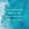 imageStasher Platinum Silicone Food Grade Reusable Storage Bag Citrus Snack  Reduce SingleUse Plastic  Cook Store Sous Vide or Freeze  Leakproof DishwasherSafe Ecofriendly  12 Oz