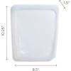 imageStasher Platinum Silicone Food Grade Reusable Storage Bag Rose Quartz 12 Gallon  Reduce SingleUse Plastic  Cook Store Sous Vide or Freeze  Leakproof DishwasherSafe Ecofriendly  64 Oz