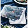 imageStasher Premium Silicone Reusable Food Storage Half Gallon Bag Red Microwave Sous Vide Dishwasher Oven and Freezer Safe BPA Free Leakfree Ecofriendly 64 OzClear