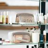 imageStasher Premium Silicone Reusable Makeup Everyday Bag Taupe Beauty ampamp Travel Toiletry Bag Storage Bag Organizer Dishwasher ampamp Heat Safe TSA Friendly BPA Free Leakfree Eco Friendly 26 OzTouchup