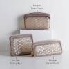 imageStasher Premium Silicone Reusable Makeup Everyday Bag Taupe Beauty ampamp Travel Toiletry Bag Storage Bag Organizer Dishwasher ampamp Heat Safe TSA Friendly BPA Free Leakfree Eco Friendly 26 OzTouchup