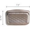 imageStasher Premium Silicone Reusable Makeup Everyday Bag Taupe Beauty ampamp Travel Toiletry Bag Storage Bag Organizer Dishwasher ampamp Heat Safe TSA Friendly BPA Free Leakfree Eco Friendly 26 OzTouchup