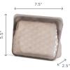 imageStasher Premium Silicone Reusable Makeup Everyday Bag Taupe Beauty ampamp Travel Toiletry Bag Storage Bag Organizer Dishwasher ampamp Heat Safe TSA Friendly BPA Free Leakfree Eco Friendly 26 OzEssentials