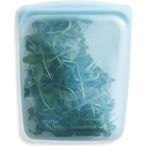 imageStasher Premium Silicone Reusable Food Storage Half Gallon Bag Red Microwave Sous Vide Dishwasher Oven and Freezer Safe BPA Free Leakfree Ecofriendly 64 OzTide Pool