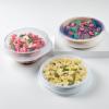 imageStasher Premium Reusable Silicone Stretch Lids 3Pack Box  Large Clear 9 Lids Airtight Seal Food Container Covers BPA Free Leakfree Dishwasher Safe Microwave Safe EcoFriendlyLarge 3Pack