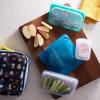 imageStasher Premium Silicone Reusable Food Storage Bags 4Pack Tie Dye Multi MultiUse Food Storage Bags Lunch Bag Travel Containers BPA Free Leakfree DishwasherSafe EcofriendlyGreen  Blue  Lavender  Red