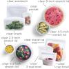 imageStasher Premium Silicone Reusable Food Storage Bags and Stretch Lids 10Pack Clear Airtight Seal Food Containers ampamp Covers Boxed Starter Kit BPA Free Leakfree Dishwasher Safe EcoFriendly10Pack