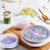 imageStasher Premium Silicone Reusable Food Storage Bags and Stretch Lids 10Pack Clear Airtight Seal Food Containers ampamp Covers Boxed Starter Kit BPA Free Leakfree Dishwasher Safe EcoFriendly10Pack