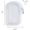 imageStasher Premium Silicone Reusable Food Storage Go Bag Clear Microwave Dishwasher Oven and Freezer Safe BPA Free Leakfree Ecofriendly 18 OzWaterfall
