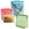 imageStasher Premium Silicone Reusable Food Storage Bags 6Pack Tie Dye Multi MultiUse Food Storage Bags Lunch Bag Travel Containers BPA Free Leakfree DishwasherSafe EcofriendlyRainbow