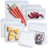 imageStasher Premium Silicone Reusable Food Storage Bags 7Pack Starter Kit Multi MultiUse Food Storage Bags Lunch Bag Travel Containers BPA Free Leakfree DishwasherSafe Ecofriendly