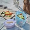 imageStasher Premium Silicone Reusable Food Storage Bowl Lavender Microwave Sous Vide Dishwasher Oven and Freezer Safe BPA Free Leakfree Ecofriendly 4Cup Bowl